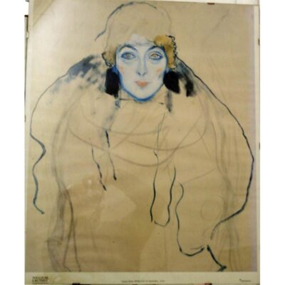 "Ritratto di signora" di Toulouse Lautrec, stampa, 50x70 cm.